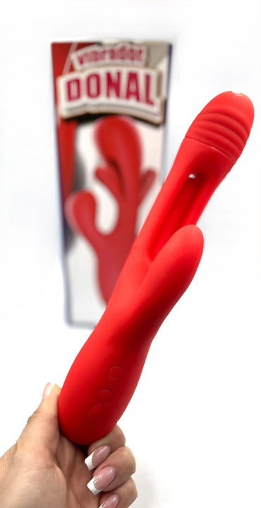 Vibrador Triple Estimulación Donal