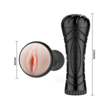 Masturbador Masculino Vagina Linterna Con Vibración