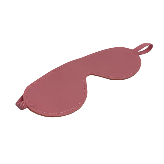 Tapa Ojos Cuerina Rosa