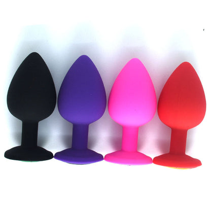 Plug Anal Joya de Silicona Talla M