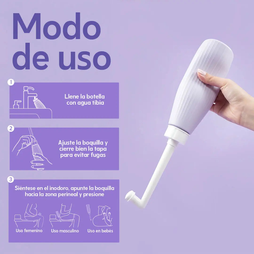 Botella Lavado Perineal UVA