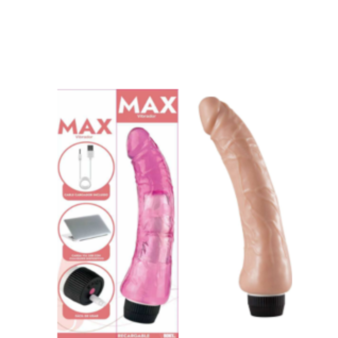 Dildo Vibrador Max Recargable 23cm