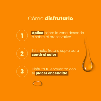 Lubricante Íntimo Caliente con Sabor a Maracuyá 30 ml Sen Íntimo