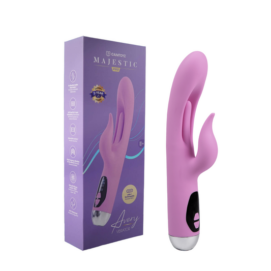Vibrador Triple Estimulación Avery con Carga USB-C Camtoyz