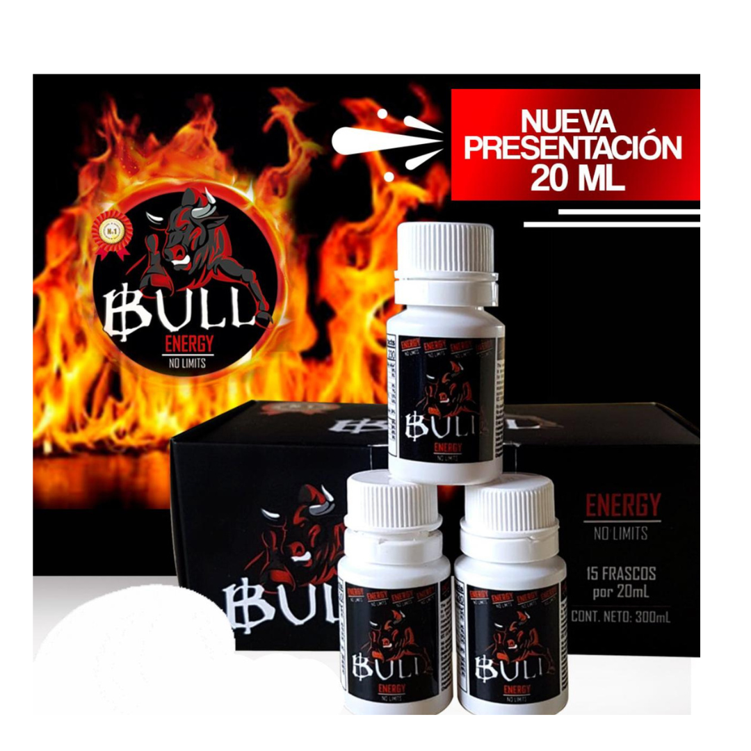 Potencializador Sexual Masculino Bull Energy x20ml