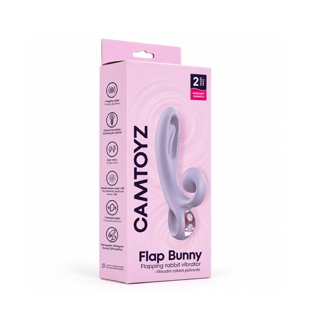 Vibrador Doble Estimulación Flap Bunny Rabbit Pulsante