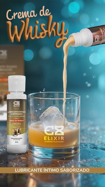 Lubricante Saborizado Crema de Whisky Elixir