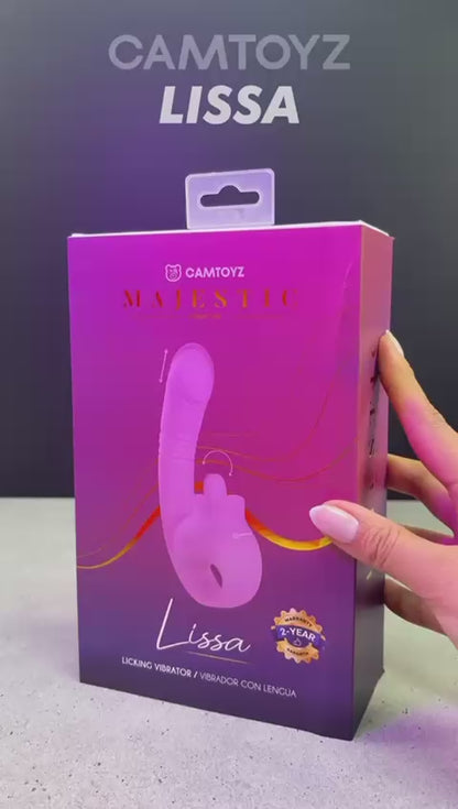 Vibrador Triple Estimulación con Lengua Lissa Camtoyz
