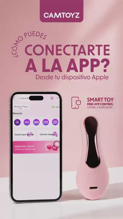 Panty Vibrador Whisper con APP Camtoyz