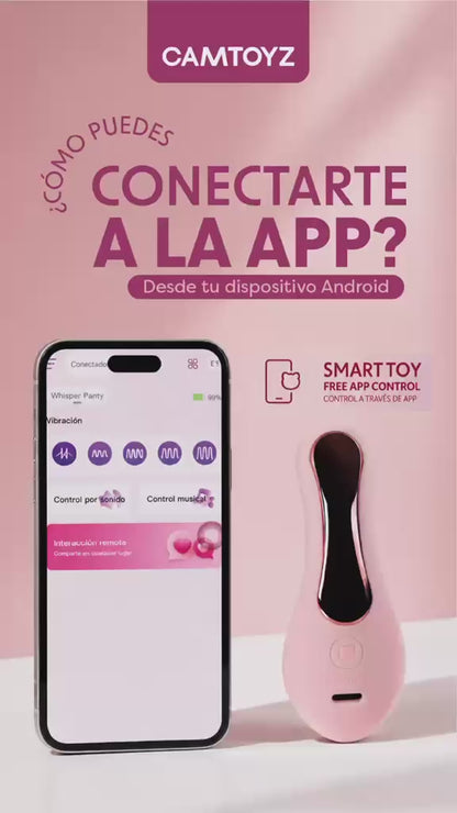 Panty Vibrador Whisper con APP Camtoyz