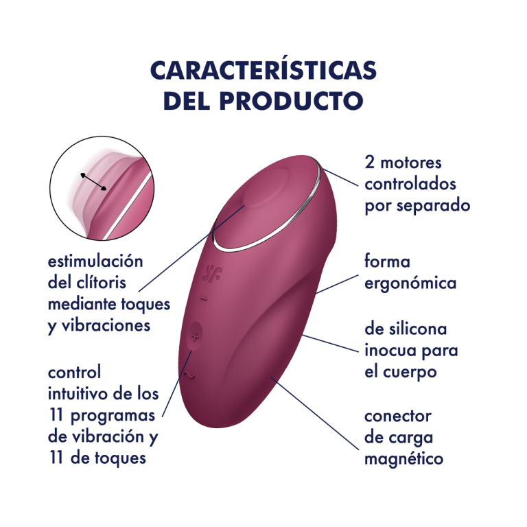 Vibrador Con Golpeteo Tap & Climax 1 Satisfyer