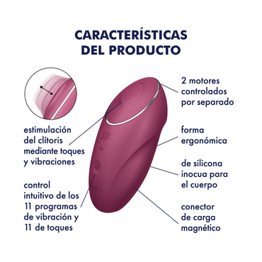 Vibrador Con Golpeteo Tap & Climax 1 Satisfyer