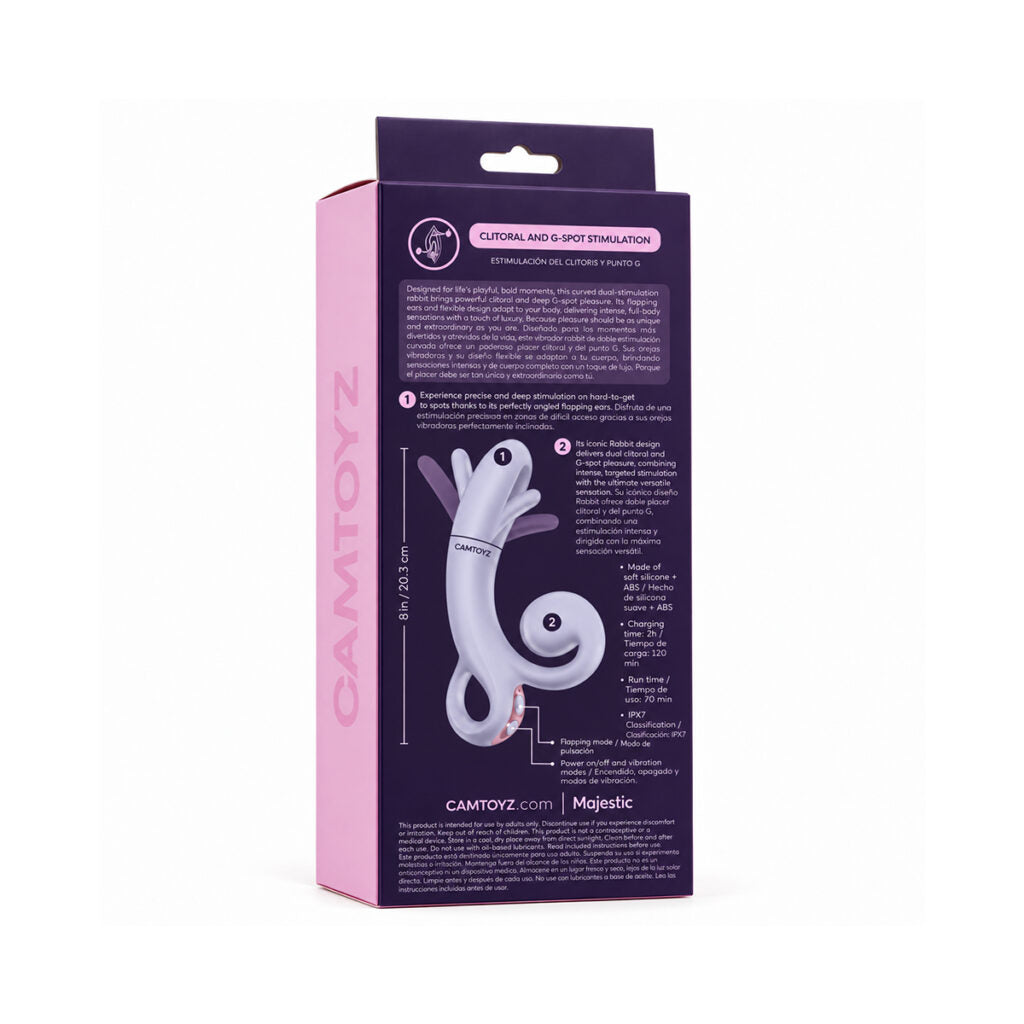 Vibrador Doble Estimulación Flap Bunny Rabbit Pulsante