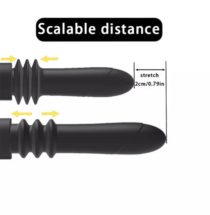 Vibrador Doble Estimulación Con Penetración Gun